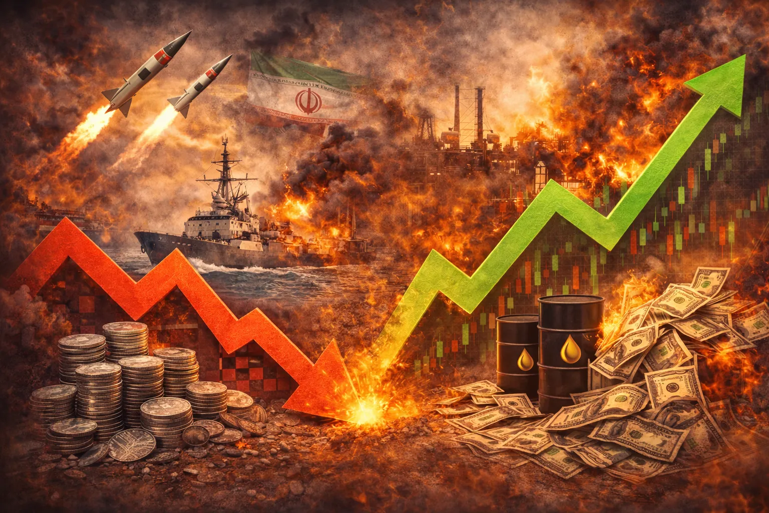 ضربة خرج الإيرانية تنقل الحرب من العسكري إلى الاقتصادي